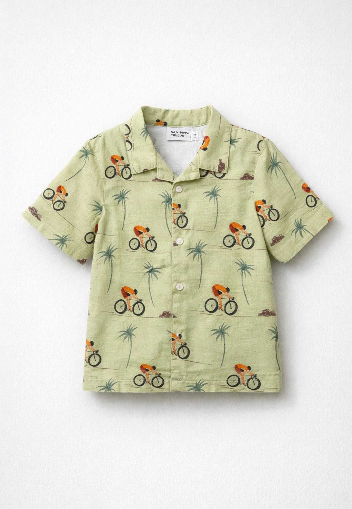 Chemise Cyclistes Kaki Clair