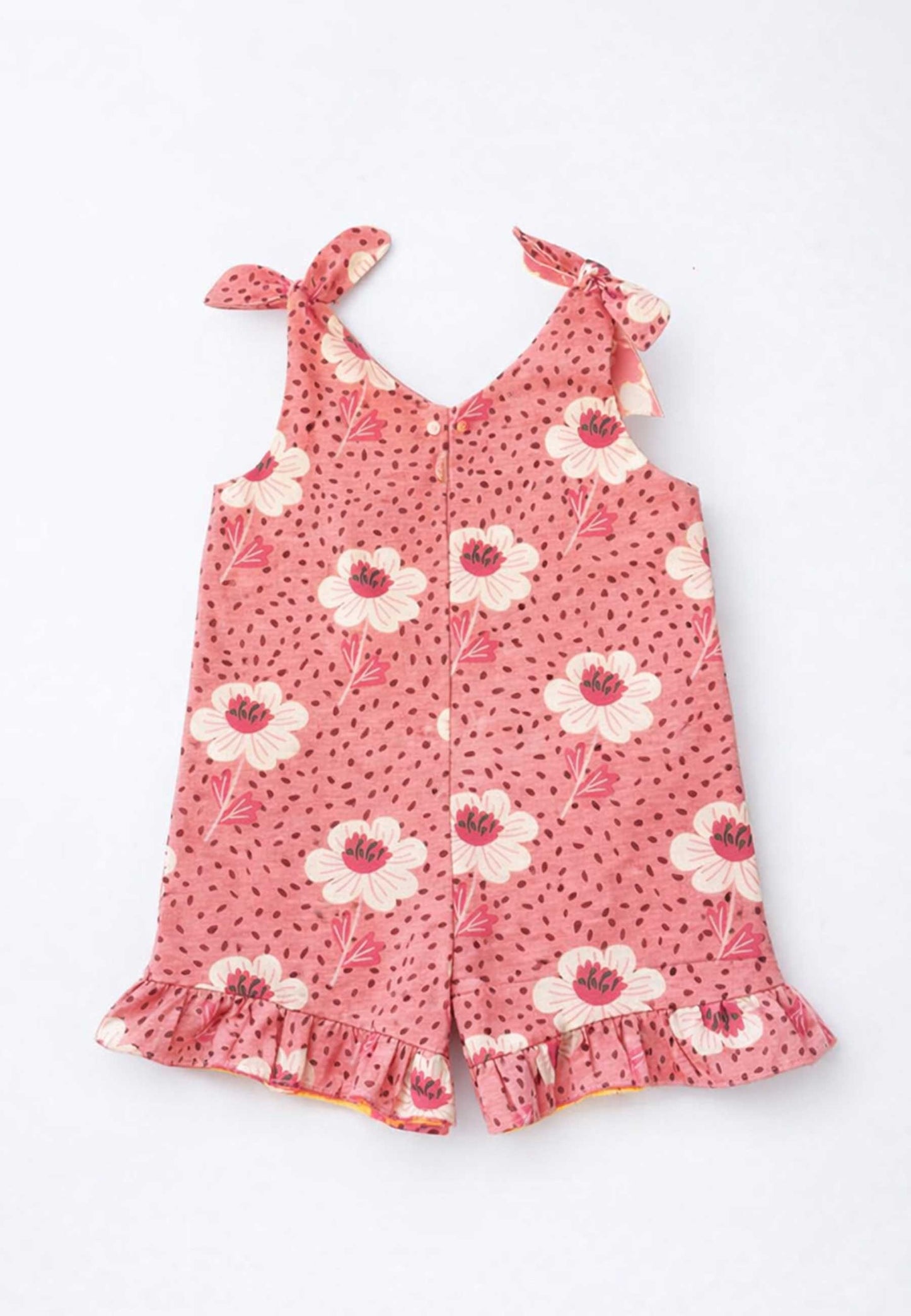 Combishort Fleurs Rose
