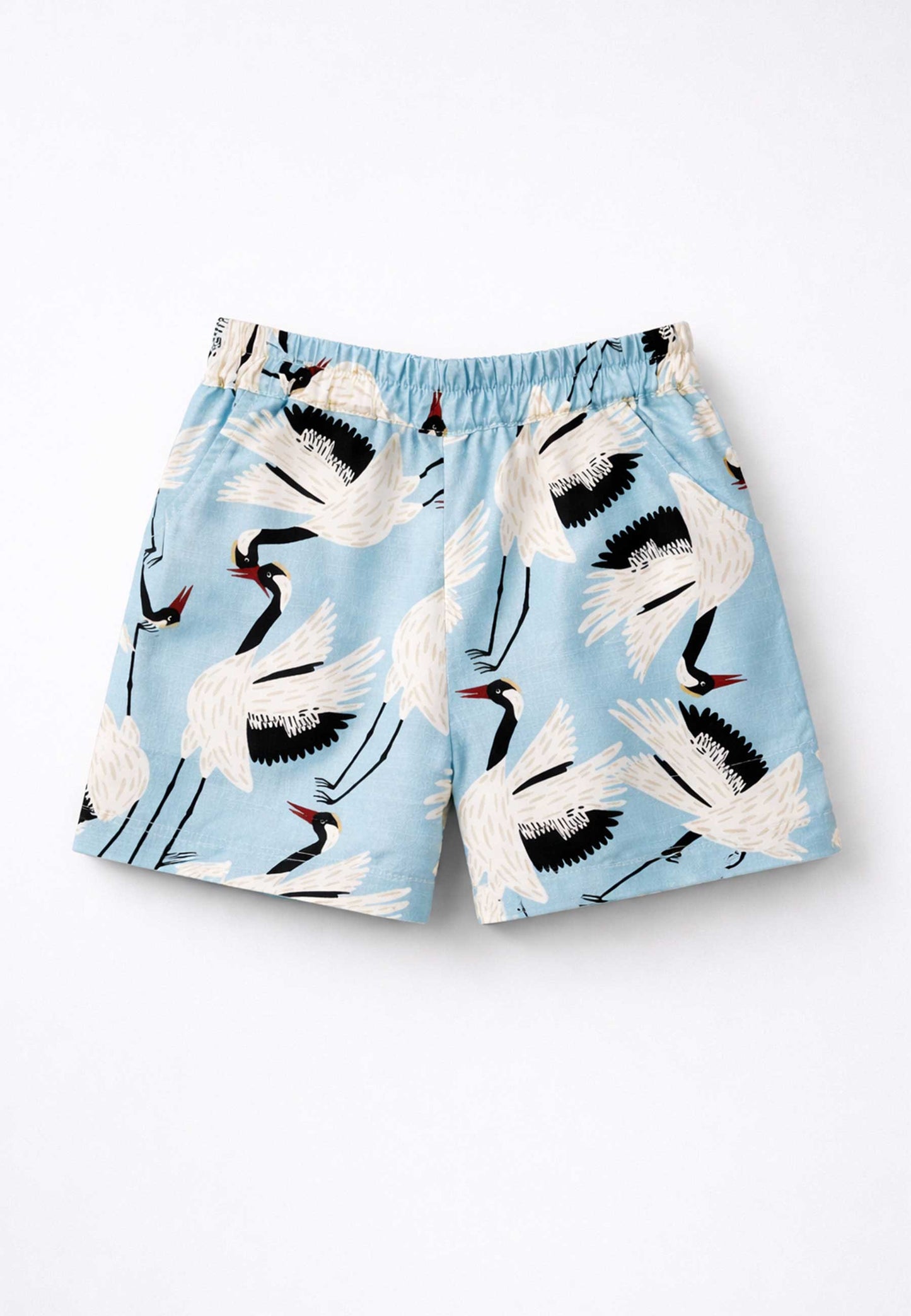 Short Cigognes Bleu Ciel