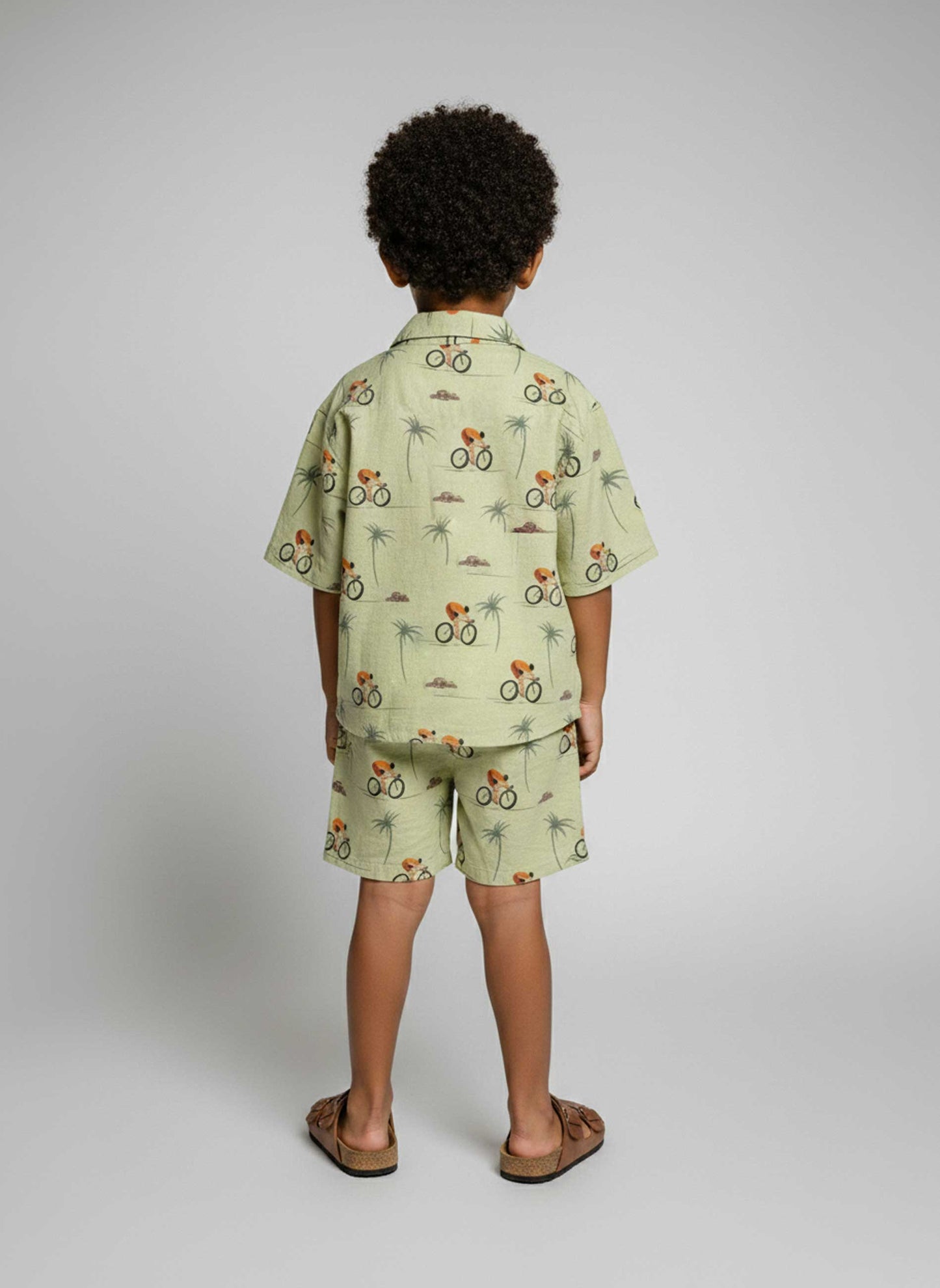 Chemise Cyclistes Kaki Clair